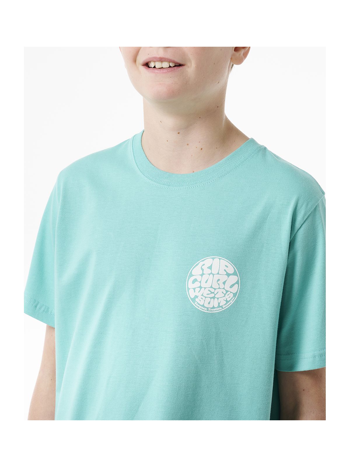 Koszulka RIP CURL Wetsuit Icon Tee Kids niebieski - Adventure Sports