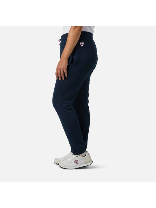 Spodnie dresowe damskie Rossignol W Logo Pant Fl granatowy - Adventure Sports
