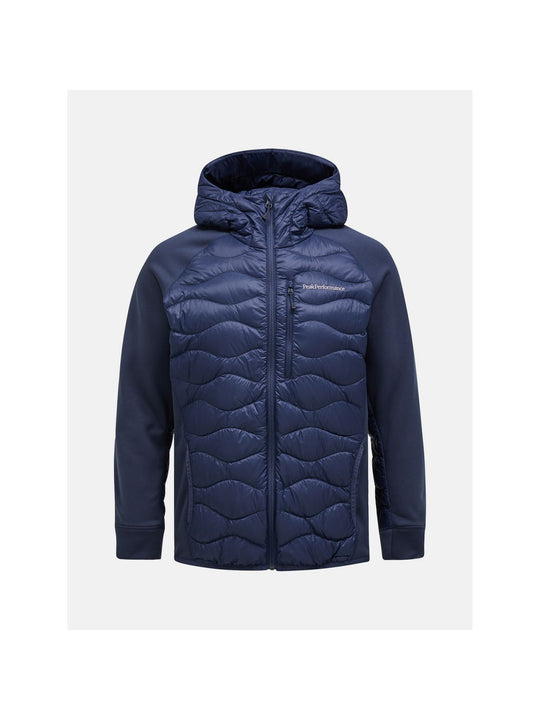 Kurtka puchowa Peak Performance M Helium Down Hybrid Hood granatowy - Adventure Sports
