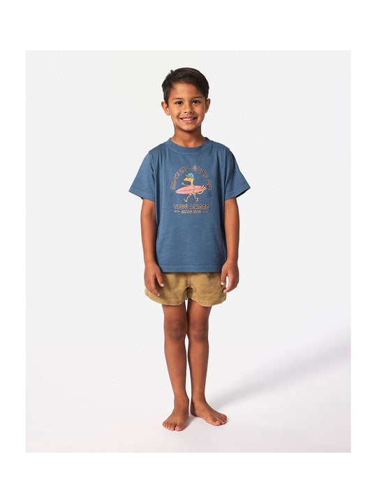 Koszulka RIP CURL Grom Energy Lizard Tee - Boy granatowy
