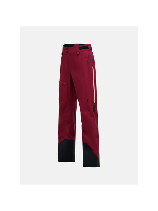 Spodnie PEAK PERFORMANCE W Alpine Gore-Tex 3L Pants bordowy
