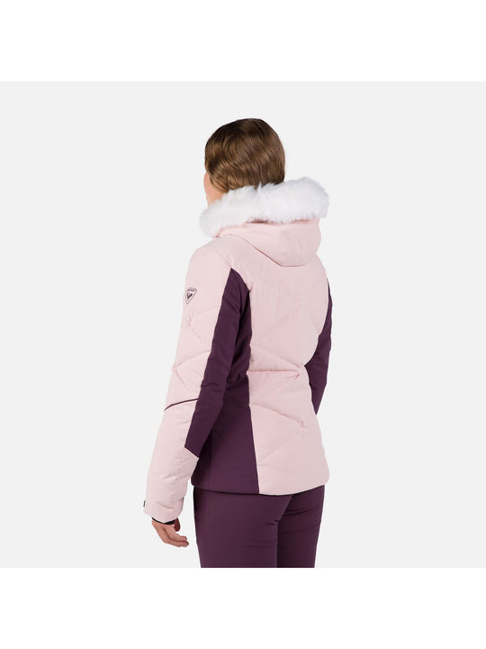 Kurtka na narty damska Rossignol W Staci Jkt różowy - narciarska - Adventure Sports
