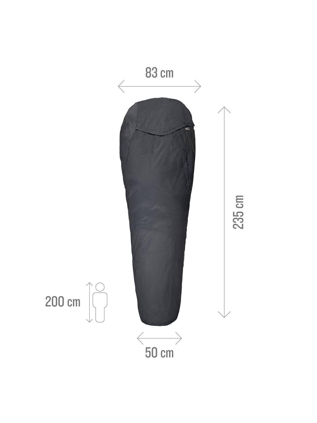 Pokrowiec MILLET Bivy Bag Grafitowy