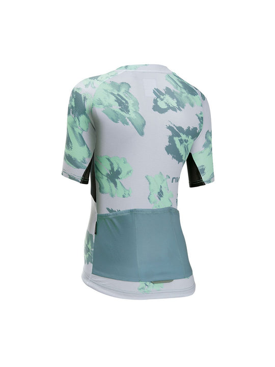 Koszulka rowerowa NORTHWAVE Force Evo Woman Jersey szaro niebieski - Adventure Sports
