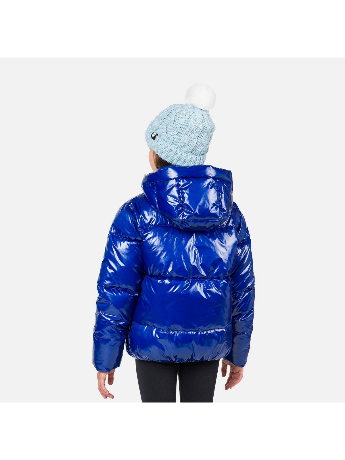 Kurtka zimowa dziecięca Rossignol Puffy Shiny Rip-Stop Jkt niebieska - Adventure Sports
