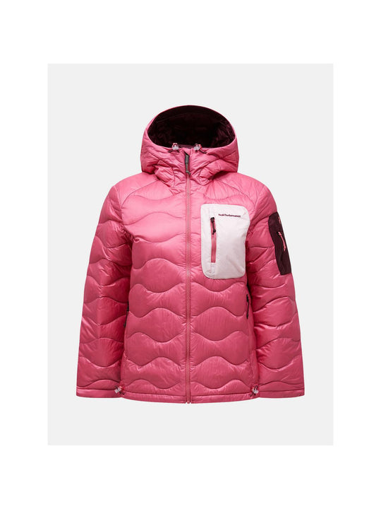Kurtka puchowa damska PEAK PERFORMANCE Helium Utility Down Hood Jacket różowa
