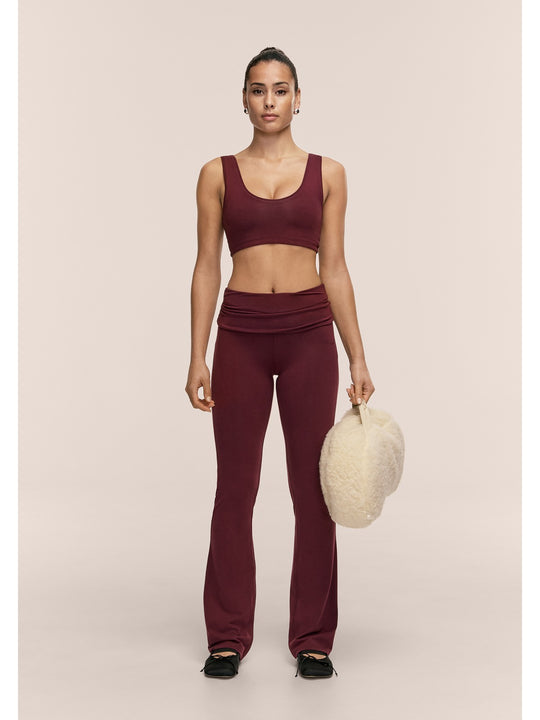 Stanik sportowy CASALL Sublime Fling Bralette kolor bordowy
