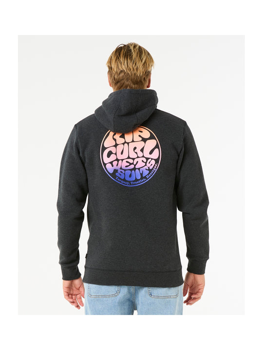 Bluza męska z kapturem RIP CURL Wetsuit Icon Hood czarna
