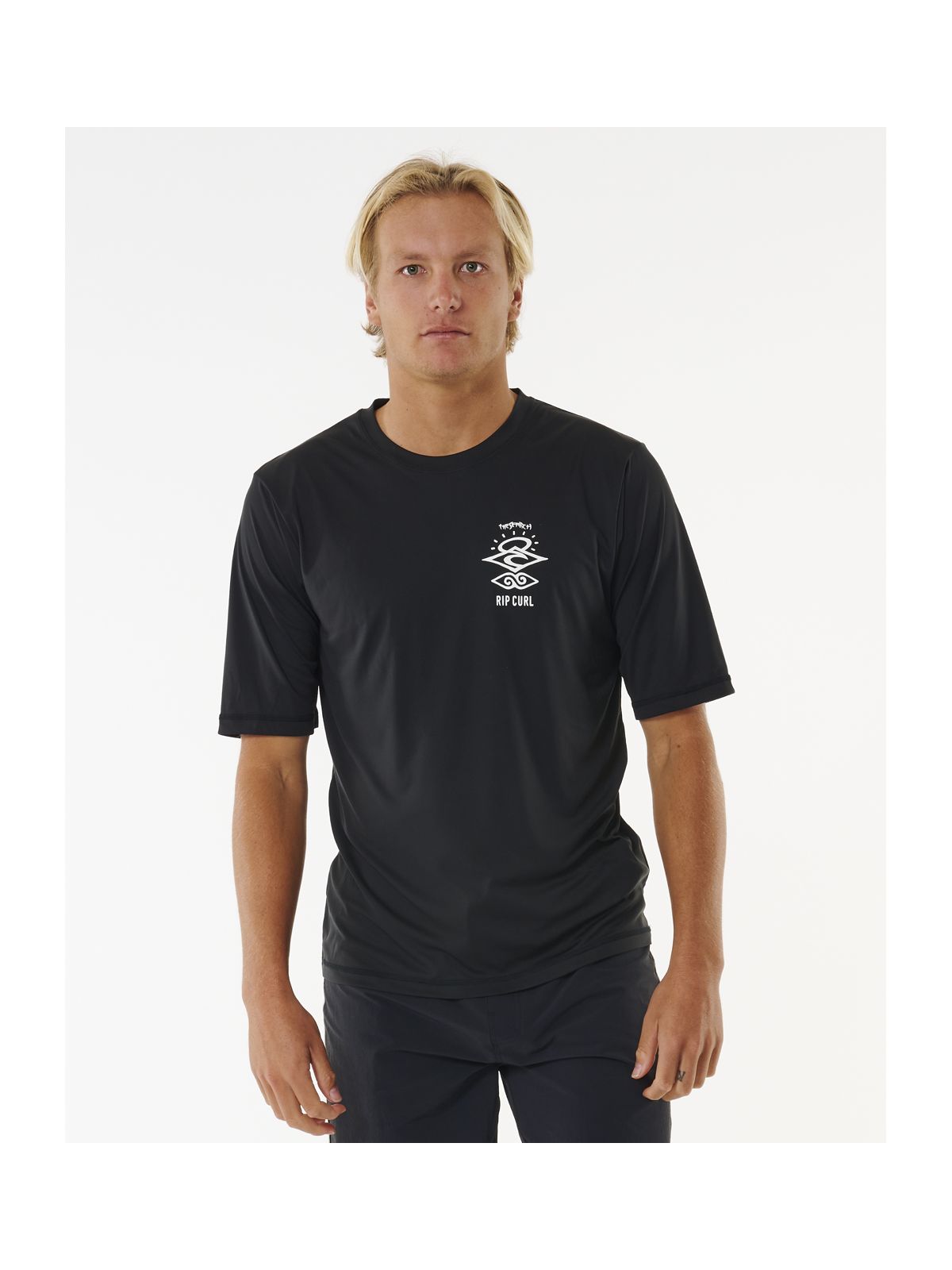 Lycra RIP CURL Icons Surflite Upf S/S czarny - Adventure Sports