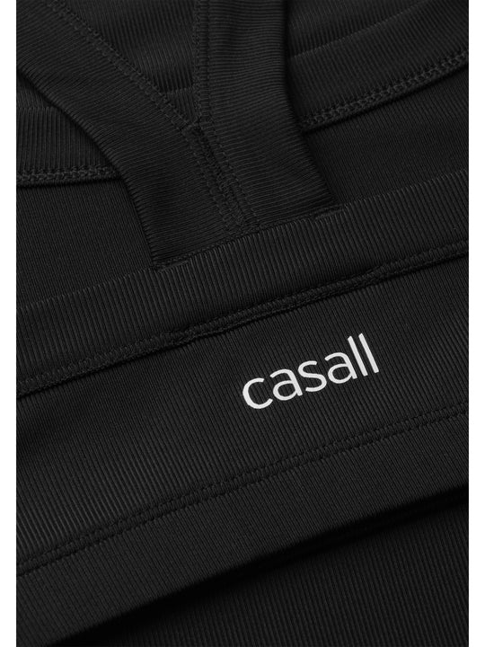 Top damski CASALL Defined Rib Sport Top kolor czarny
