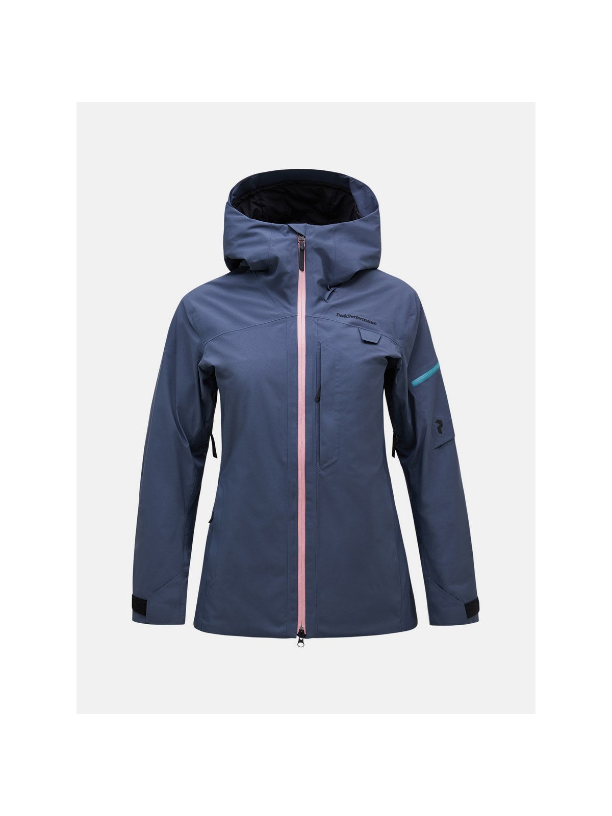 Kurtka narciarska Peak Performance W Flo Alpine Gore-Tex 2L niebieska - Adventure Sports