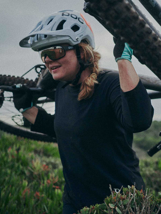 Koszulka rowerowa POC W’S RESISTANCE 3/4 - czarny - Adventure Sports
