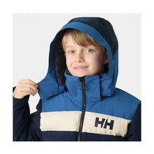 Kurtka narciarska dziecięca HELLY HANSEN JR CYCLONE JACKET granatowa
