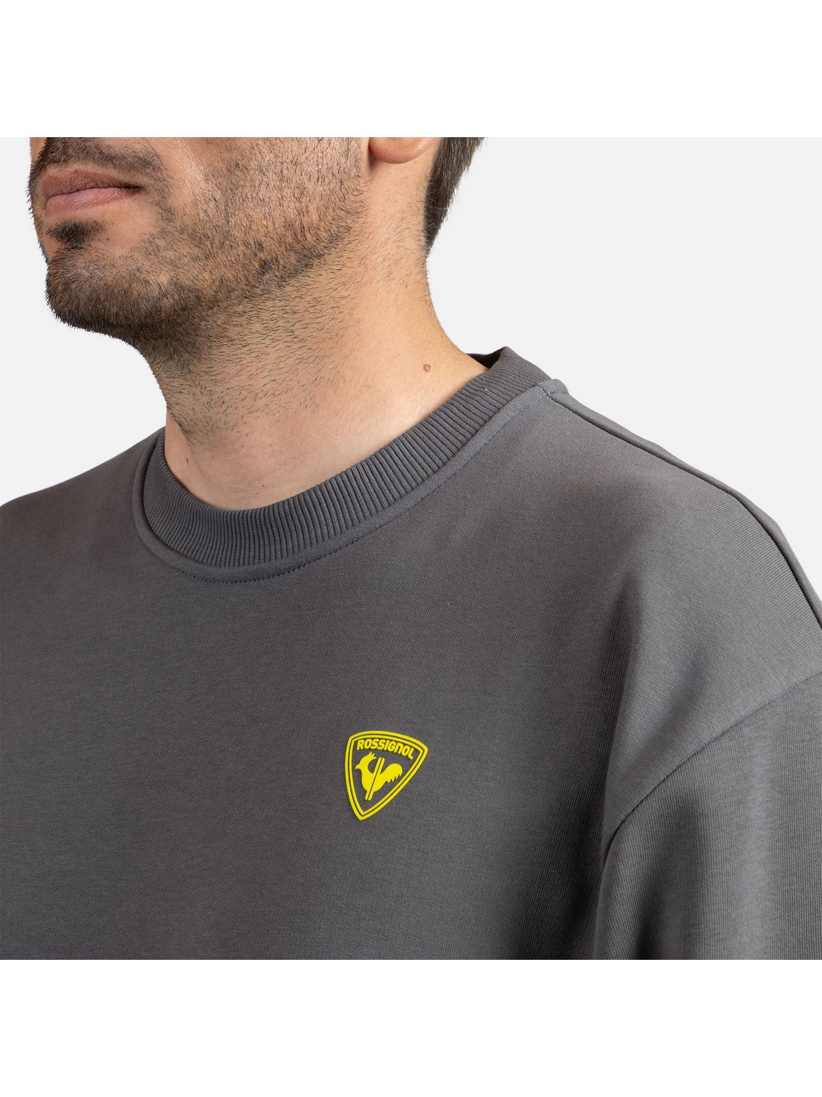 Bluza męska ROSSIGNOL Traye Cn szara - Adventure Sports