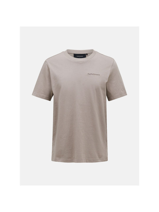 Koszulka męska Peak Performance M Original Small Logo Tee beżowy - Adventure Sports

