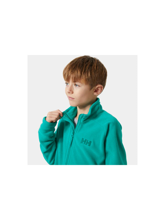 Bluza dziecięca HELLY HANSEN Jr Daybreaker 2.0 Jacket kolor zielony
