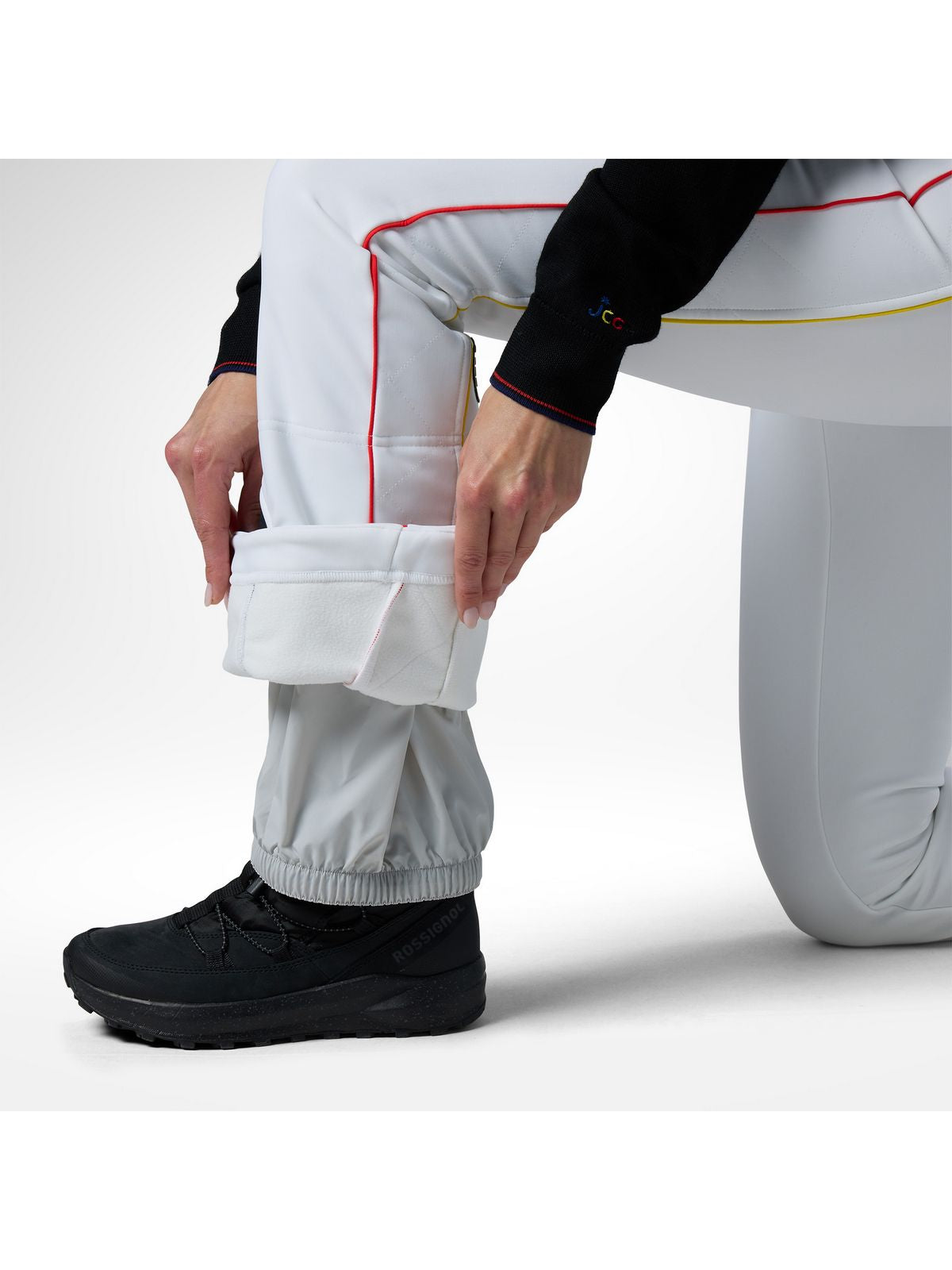 Spodnie narciarskie damskie ROSSIGNOL W Jcc Softshell Ski Pant białe