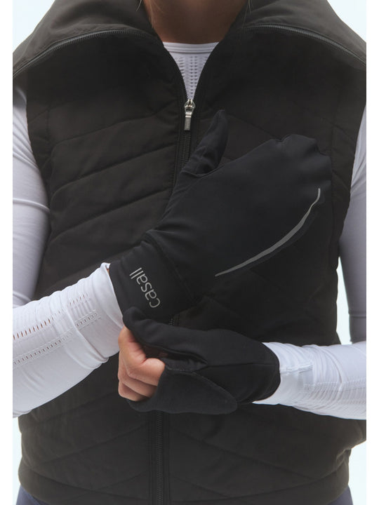 Rękawice sportowe CASALL Windtherm Running Mitten kolor czarny
