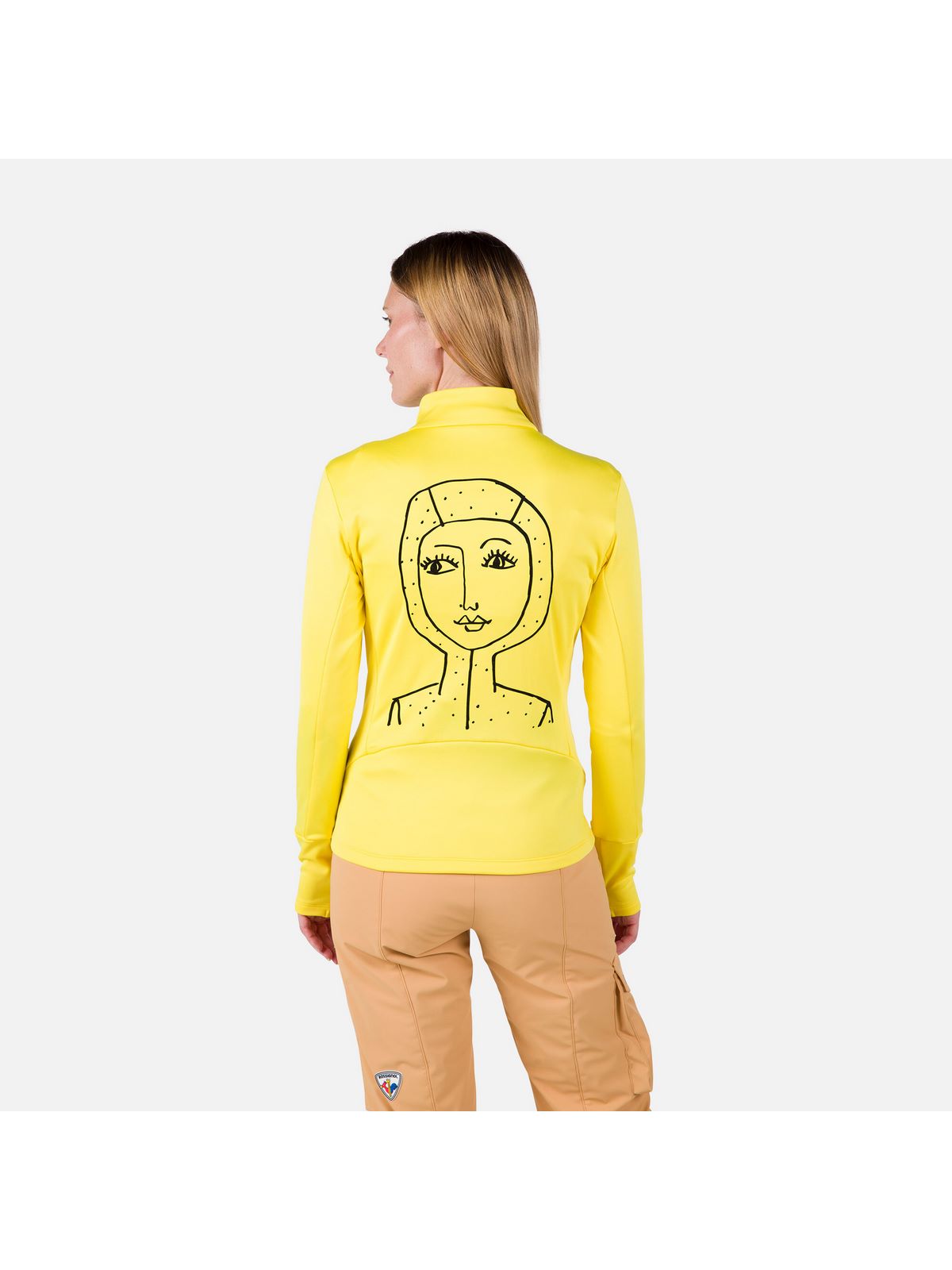 Bluza Rossignol W Climi Jkt żółty - Adventure Sports