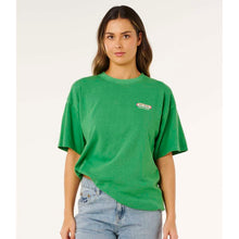 Koszulka damska RIP CURL Surf Revival Heritage Tee zielona
