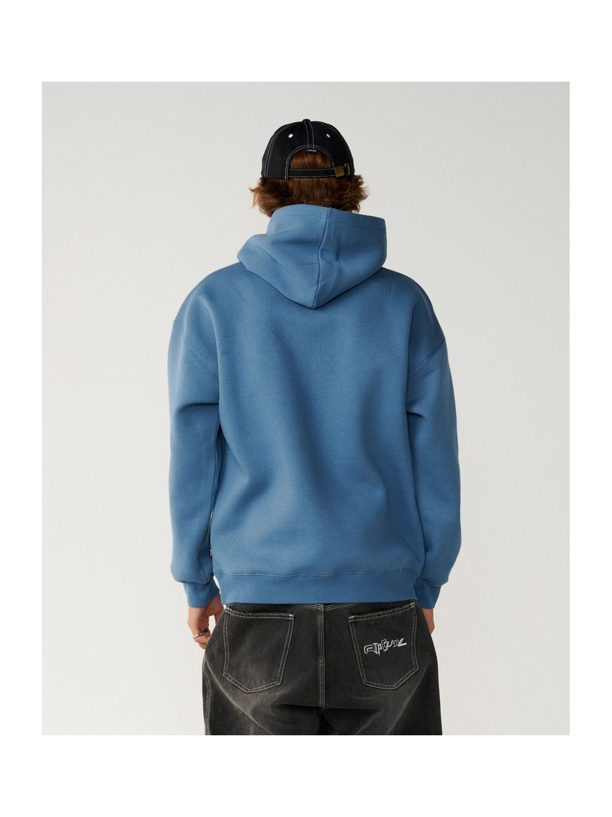 Bluza męska RIP CURL Rip Script Icon Hood niebieska