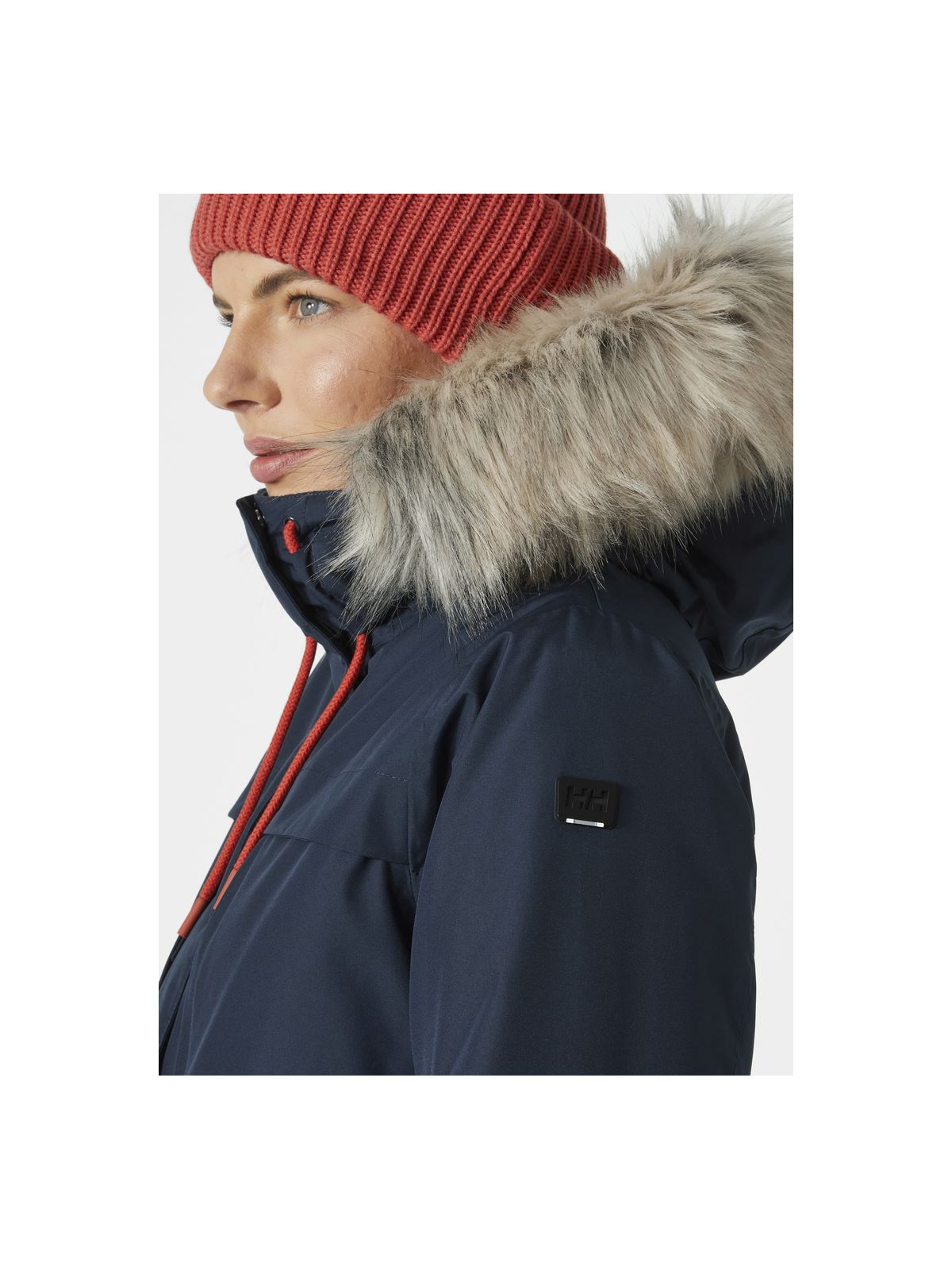 Kurtka damska HELLY HANSEN W Coastal Parka kolor granatowy