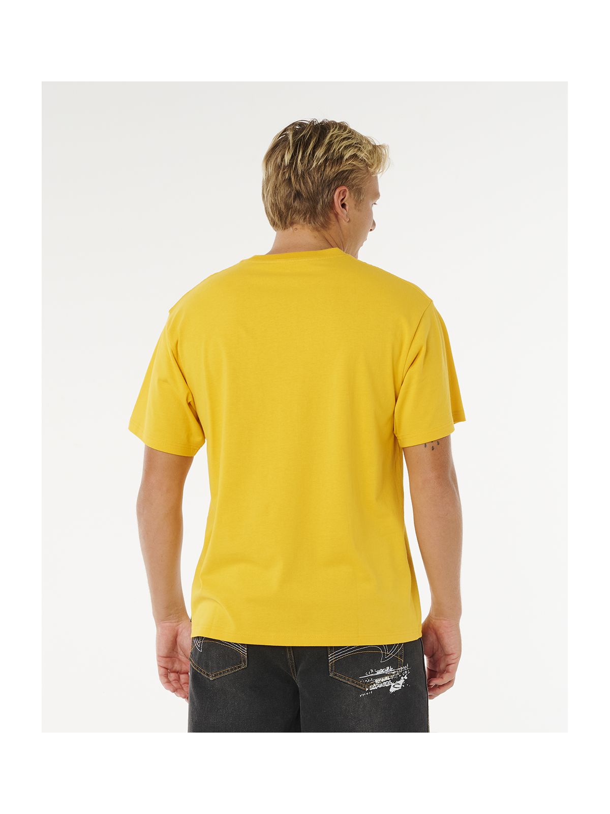 Koszulka męska RIP CURL Medina Inner Vision Spray Tee żółta