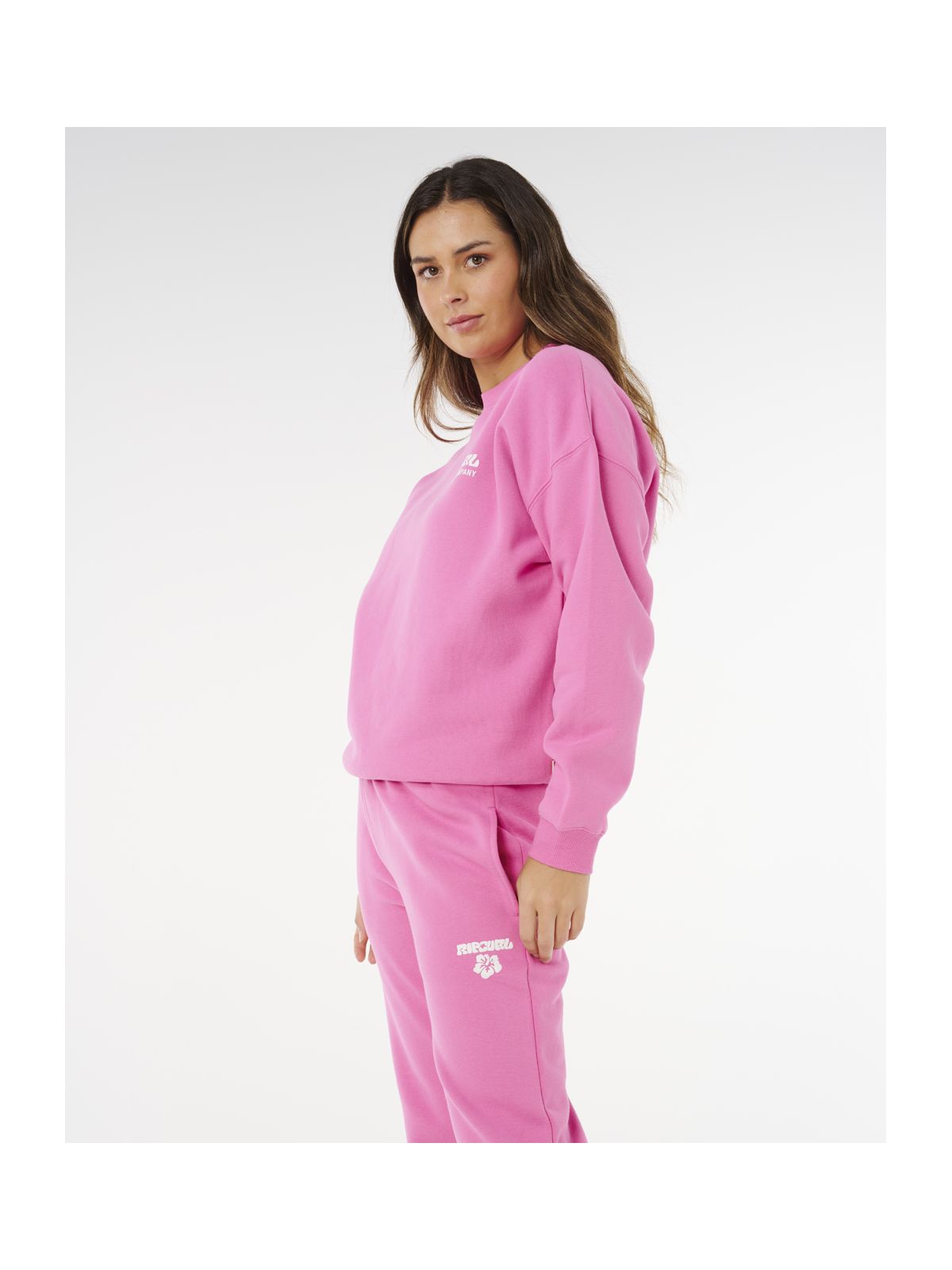 Spodnie damskie RIP CURL Surf Puff Track Pant różowe