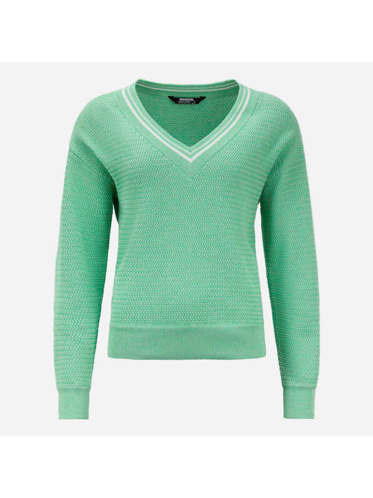 Sweter damski ROSSIGNOL W Knitted V Neck zielony
