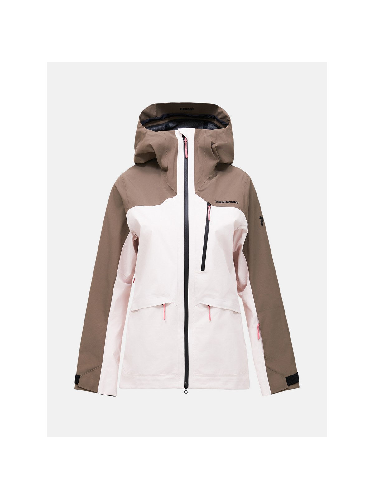 Kurtka narciarska damska PEAK PERFORMANCE Vertec HIPE 3L Shell Jacket różowa