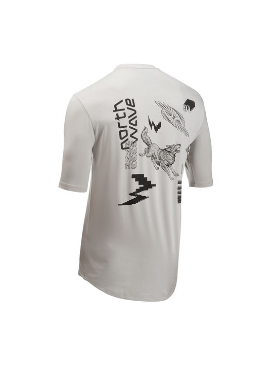 Koszulka rowerowa NORTHWAVE Xtrail Jersey jasny szary - Adventure Sports
