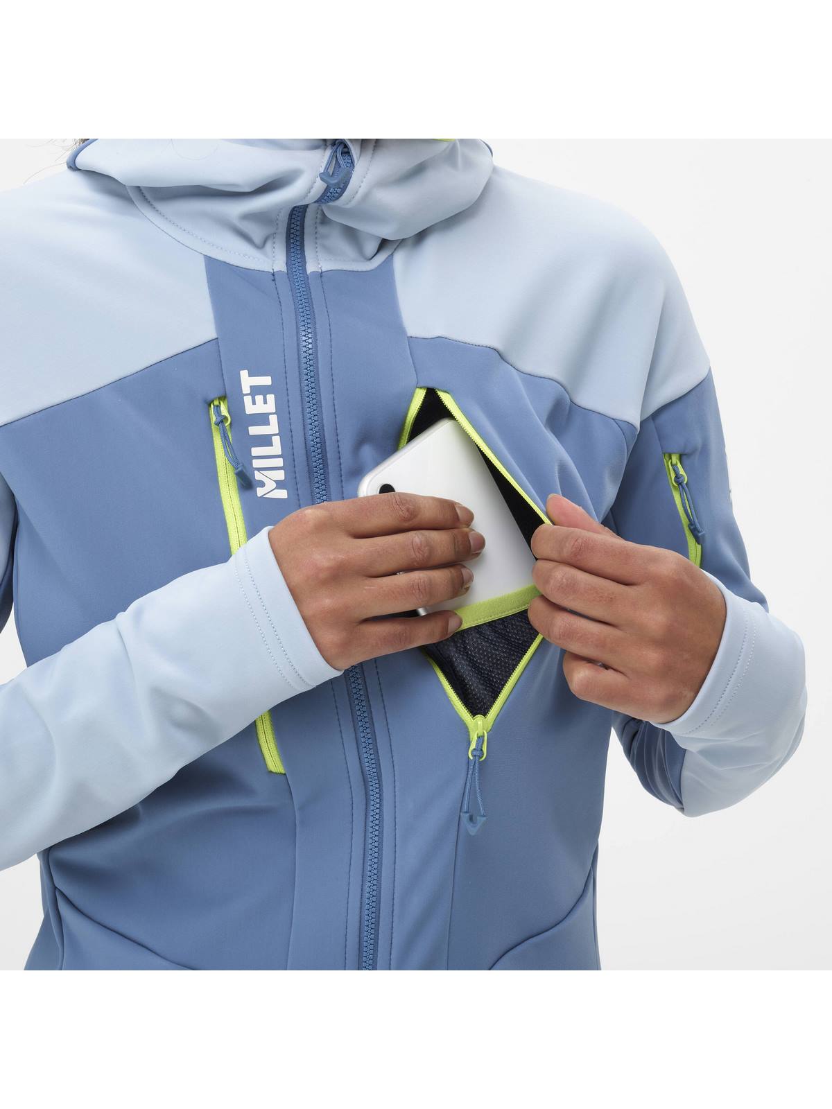 Kurtka outdoorowa damska MILLET W Pierra Ment Hoodie Niebieski - Adventure Sports