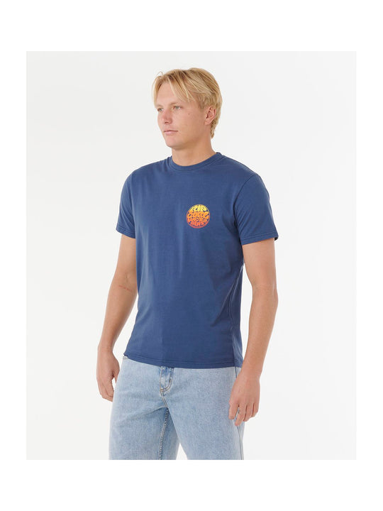 Koszulka RIP CURL WETTIE PASSAGE ICON TEE granatowa
