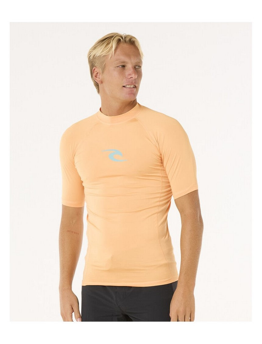 Lycra męska RIP CURL Waves Upf Perf S/S pomarańczowa