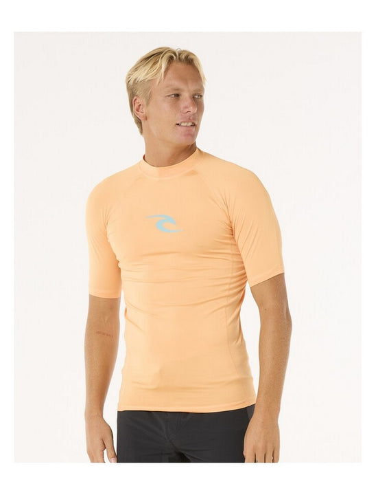 Lycra męska RIP CURL Waves Upf Perf S/S pomarańczowa
