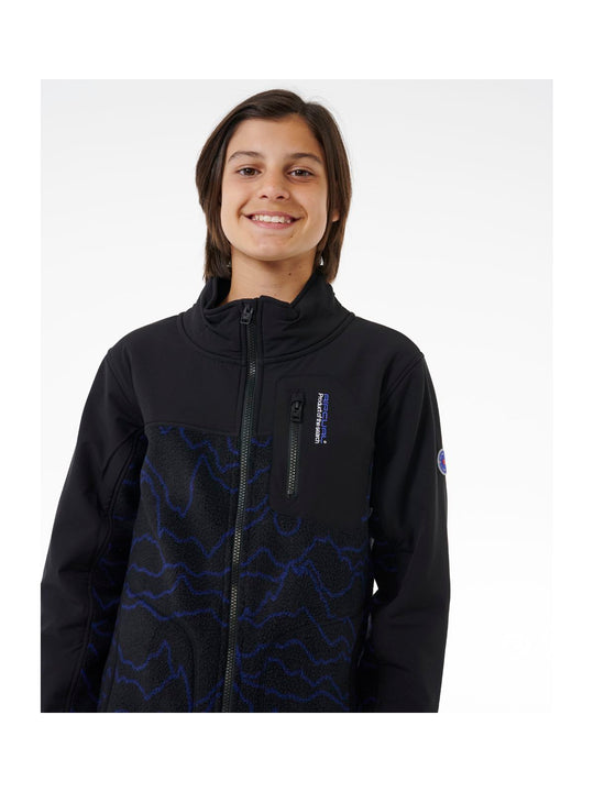 Bluza chłopięca RIP CURL Anti Series Search Zip -Boy czarny - Adventure Sports
