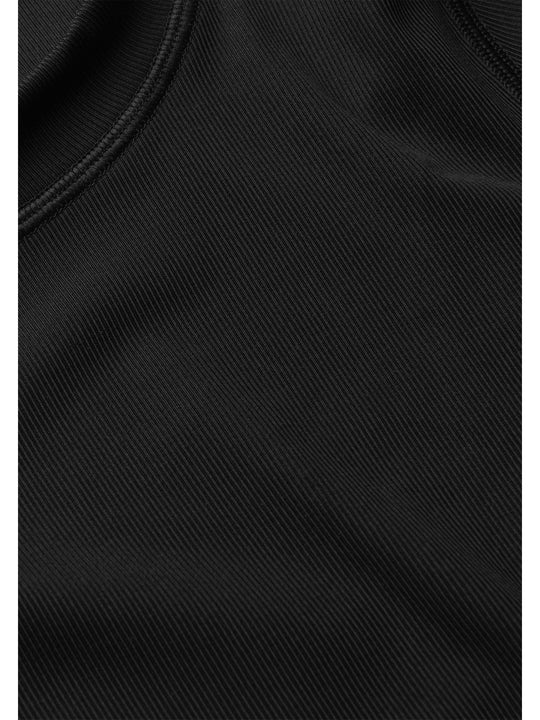 Koszulka damska CASALL Defined Rib Tee kolor czarny

