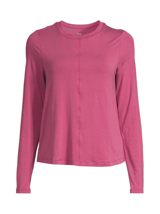 Koszulka CASALL Delight Crew Neck Long Sleeve różowy - Adventure Sports
