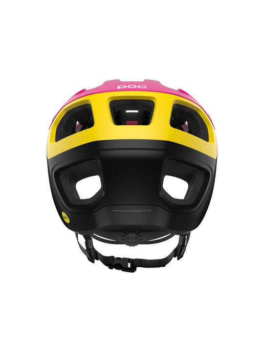 Kask rowerowy POC Cularis Pure różowo żółty
