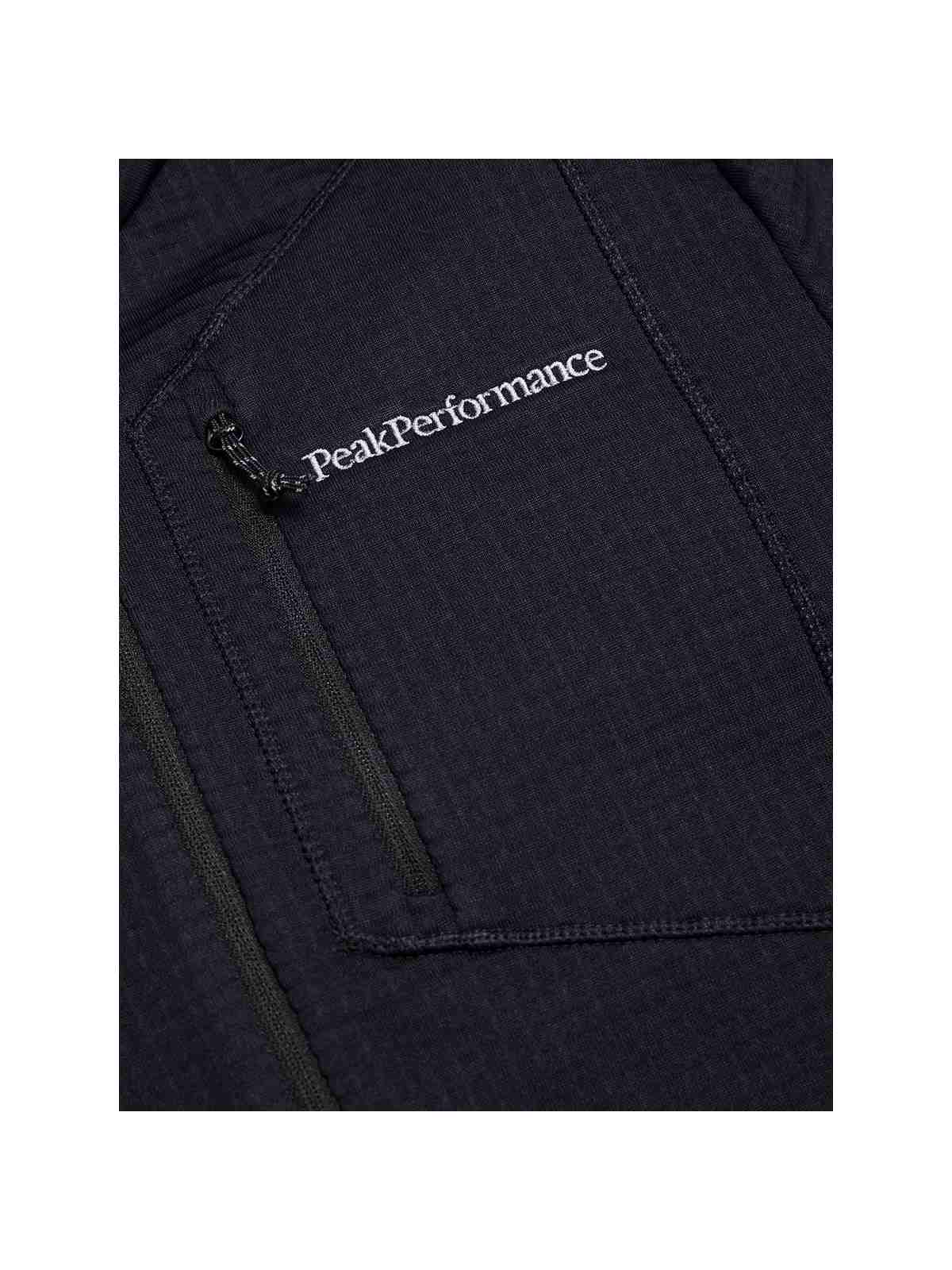 Bluza męska Peak Performance M Trail Polartec Half Zip czarna