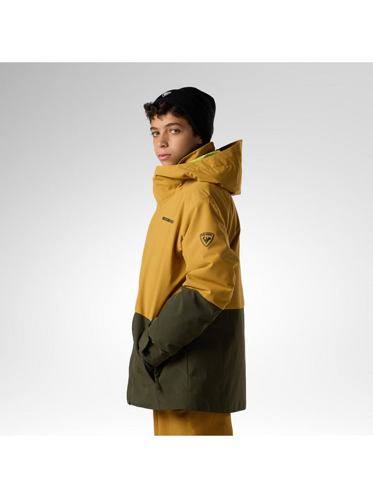 Kurtka narciarska juniorska ROSSIGNOL Jr Outerlimits Insulated Jkt brązowa
