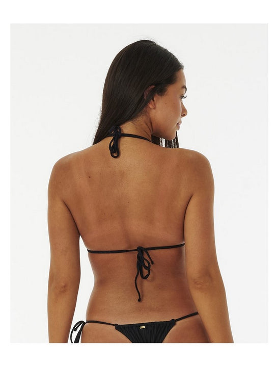 Stanik kąpielowy RIP CURL Premium Surf D-Dd Sliding Tri czarny
