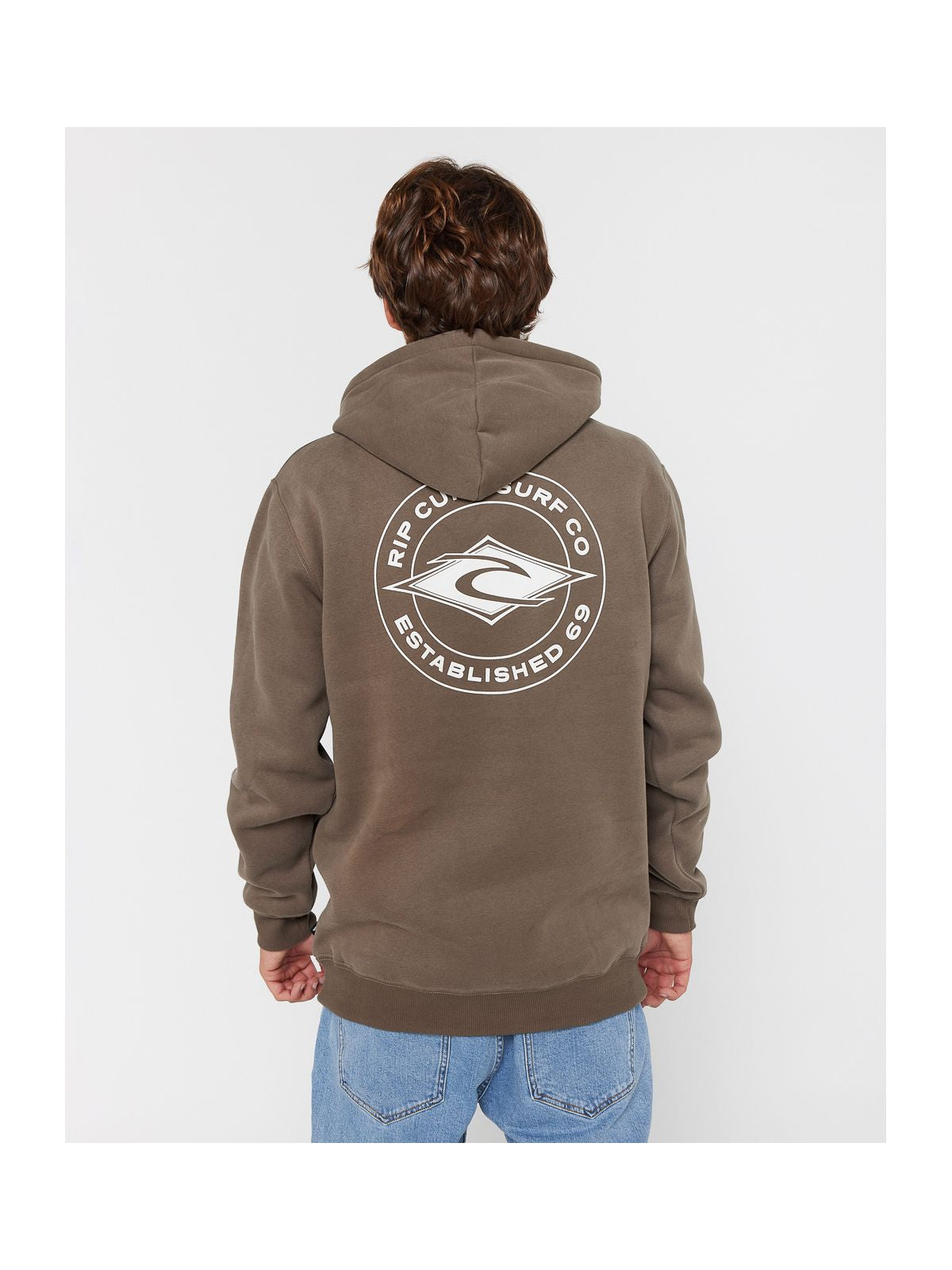 Bluza RIP CURL STAPLE HOOD brązowa
