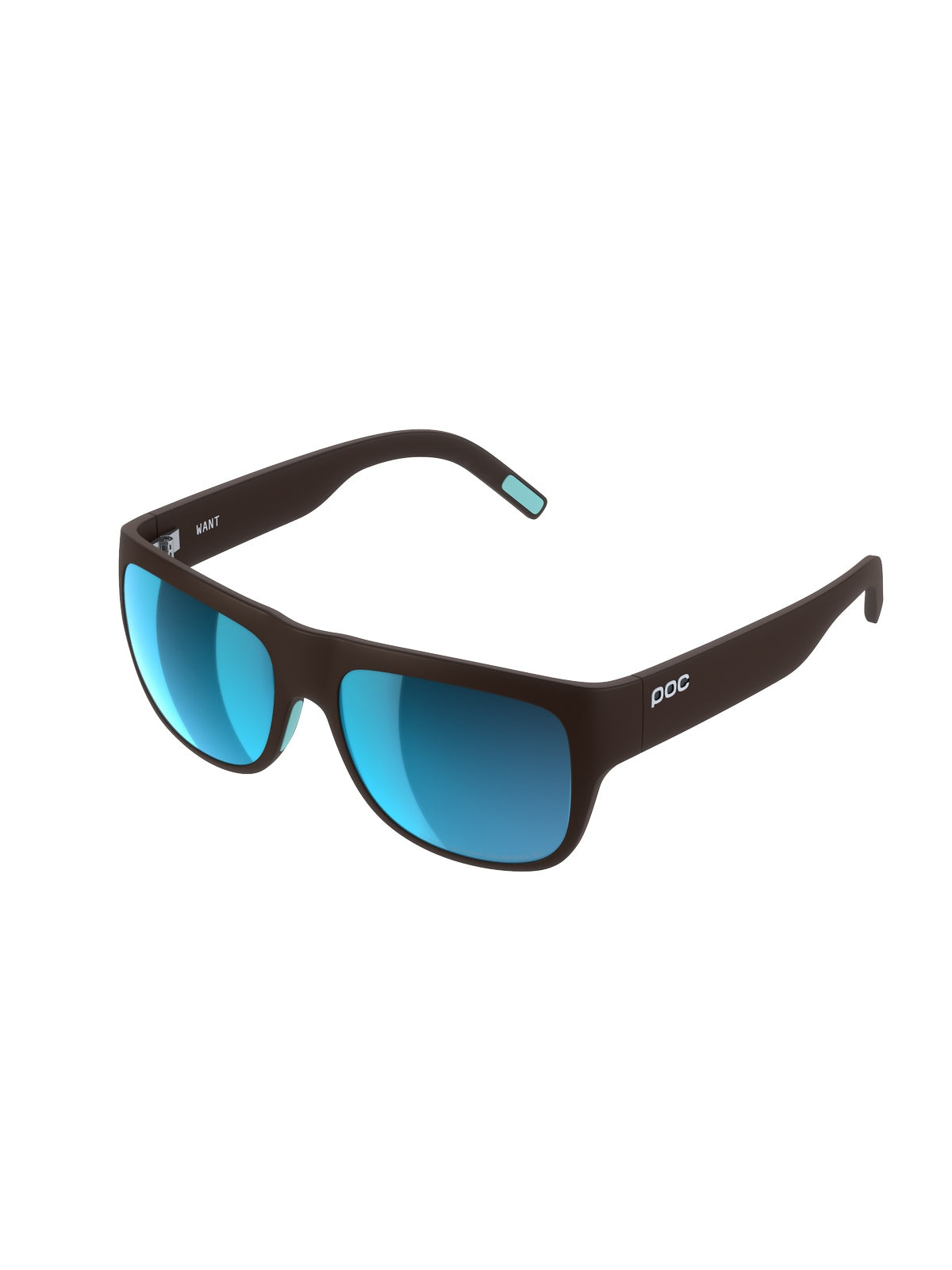Okulary rowerowe POC Want brązowe - Clarity Universal/Partly Sunny Turquoise cat.2