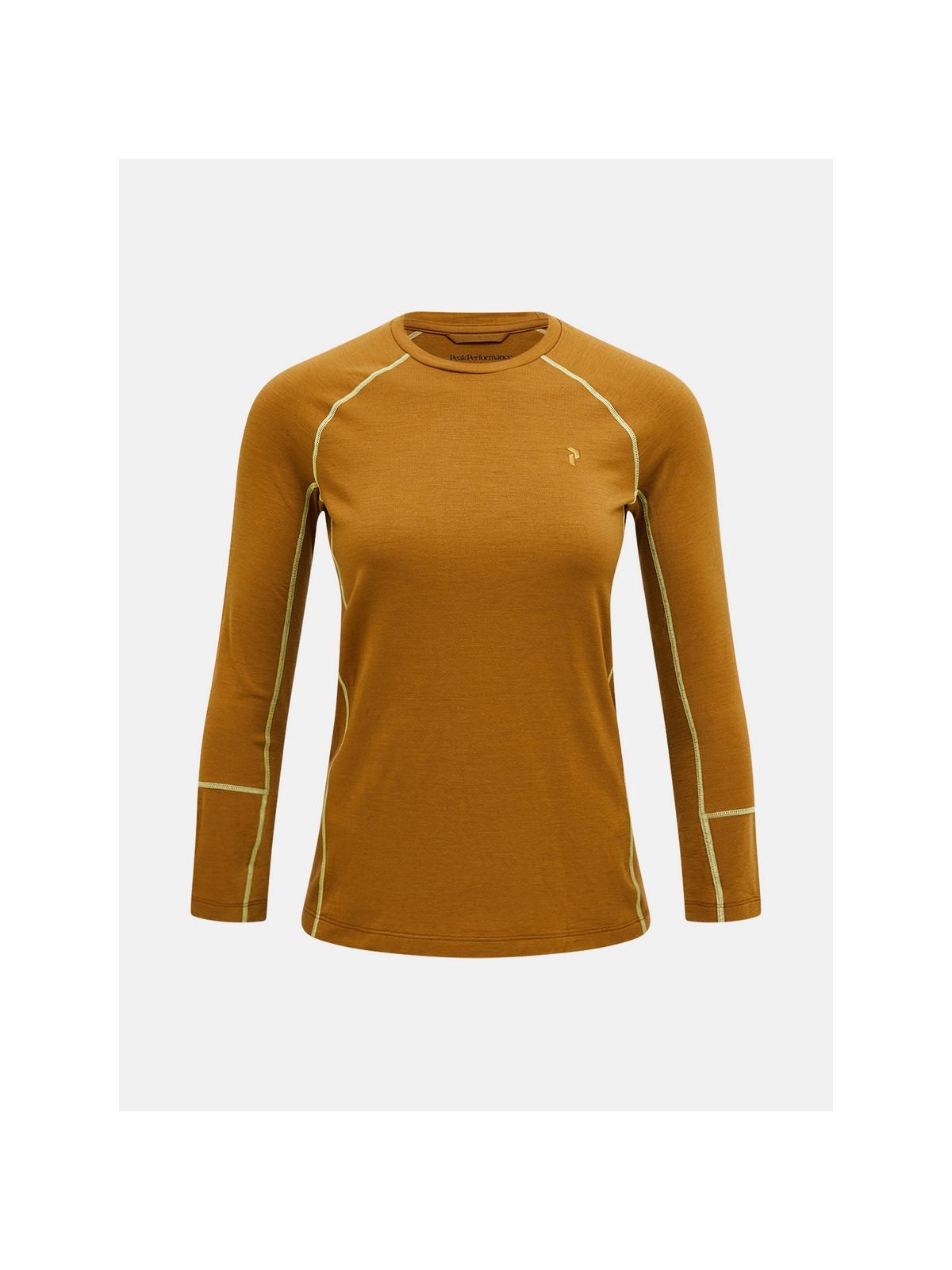 Koszulka Termiczna PEAK PERFORMANCE Magic Crew Wool-blend Baselayer Women brązowy