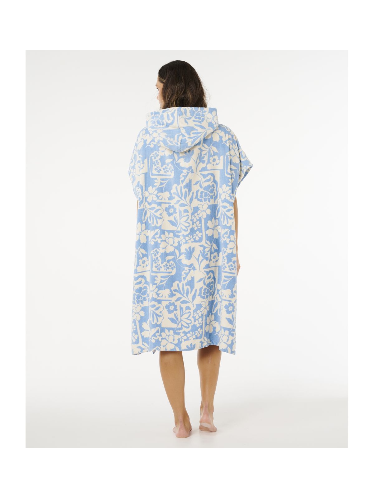 Ponczo damskie RIP CURL Mixed Hooded Towel zielone