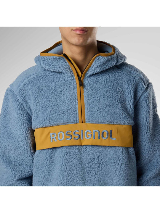 Bluza męska ROSSIGNOL Alltrack Anorak Fleece niebieska
