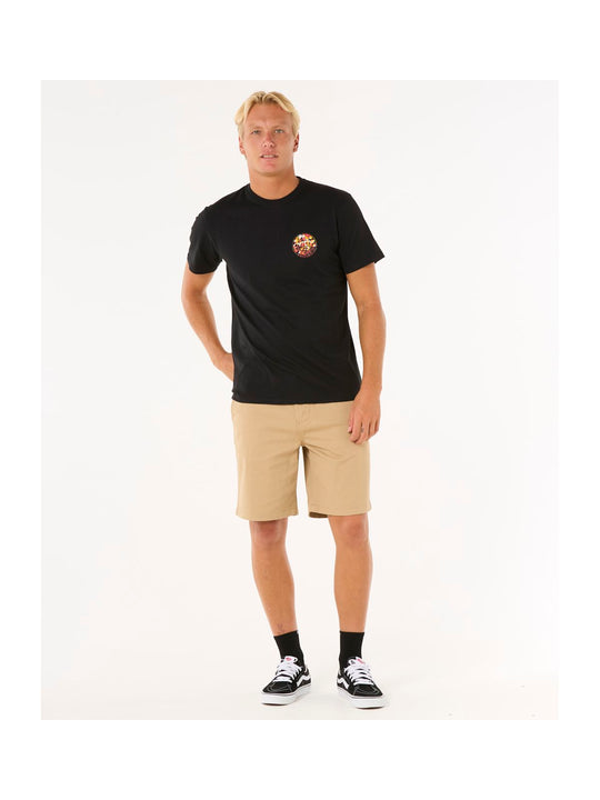 Koszulka RIP CURL Wettie Passage Icon Tee czarny
