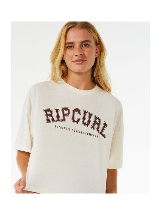 Koszulka RIP CURL Rss Crop Tee biały - Adventure Sports
