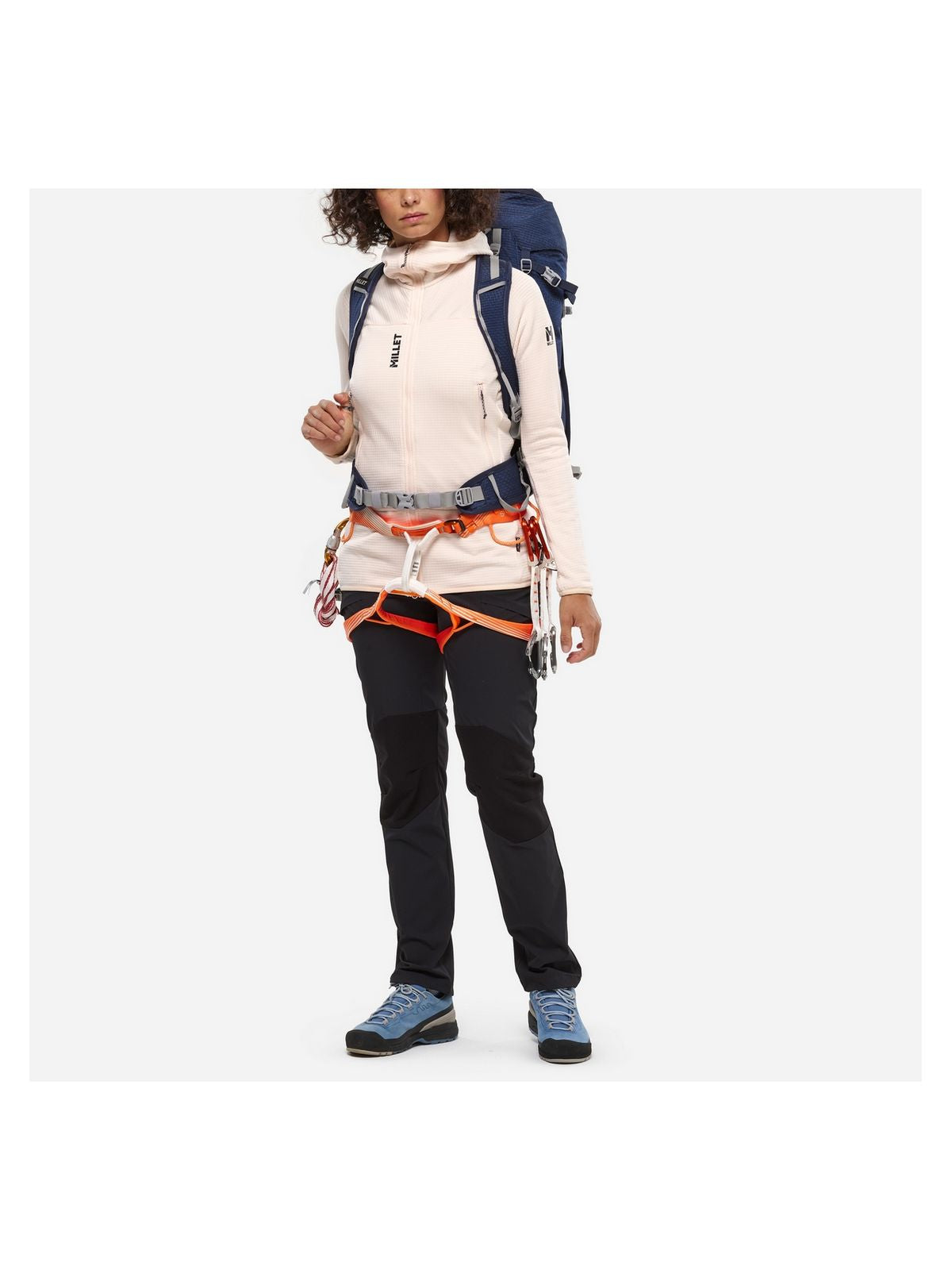 Bluza damska MILLET Fusion Grid Hoodie W jasny róż